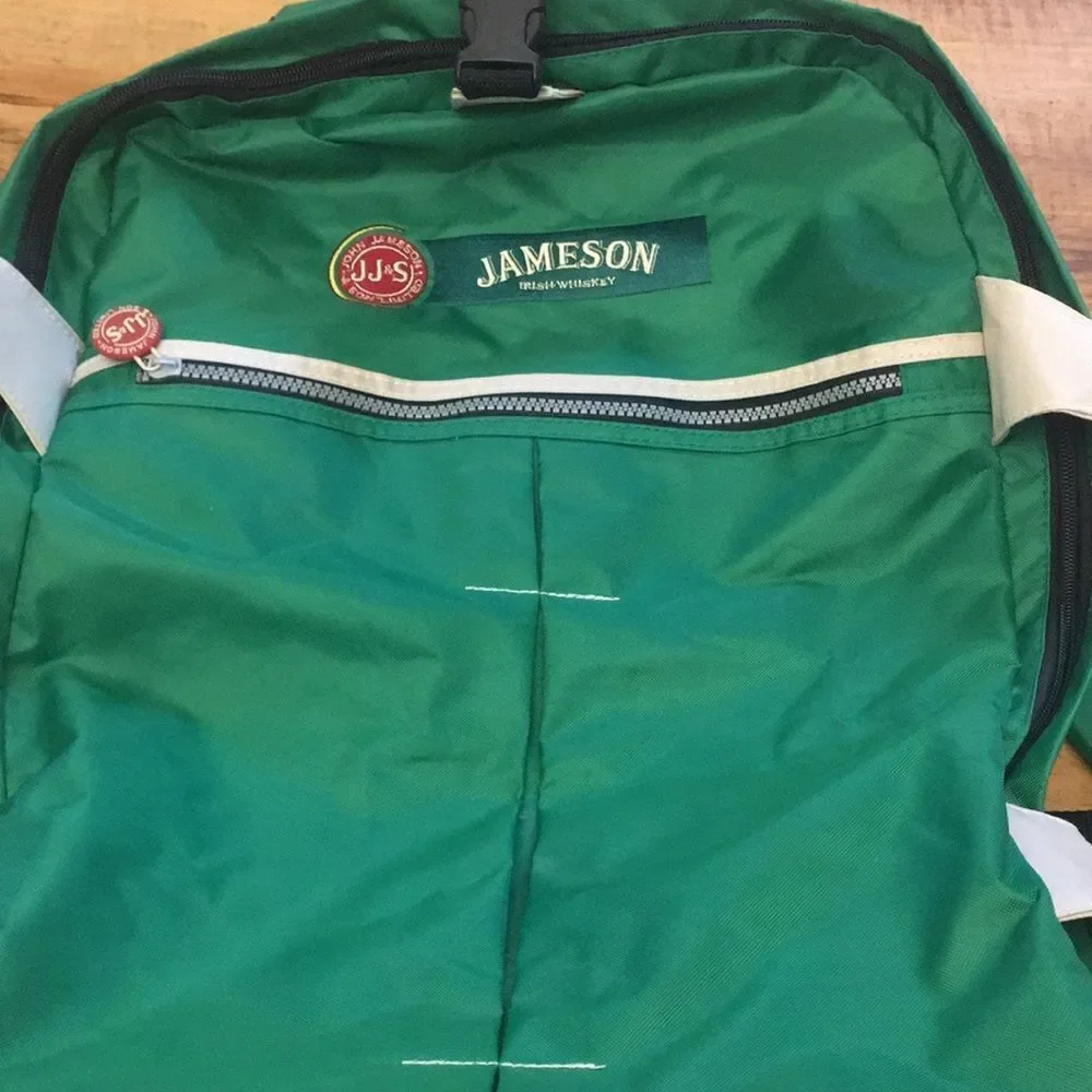 Jameson Green Travel Backpack with wheels and a retractable handle